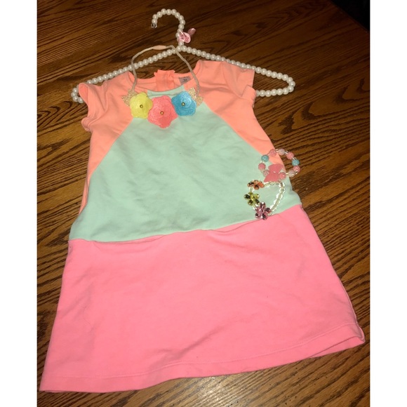 CARTER’S✨ Bright Colorblock Pocket Dress 👗 3T - Picture 5 of 6